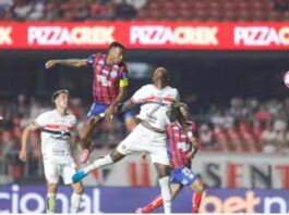 Jogando fora de casa, Bahia volta a decepcionar e perde para o São Paulo